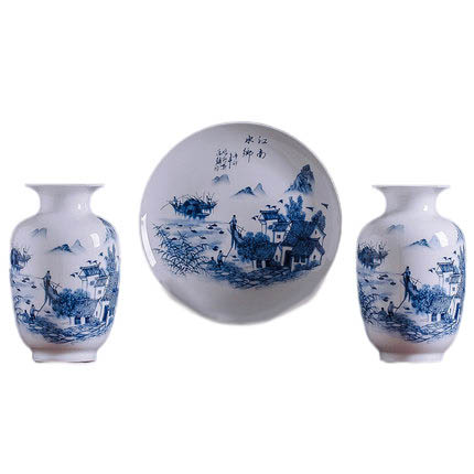 Compatible porcelain for Jahrriesnge vase set 3 pieces cna0190 Compatible porcelain Jahrriesnge for vase set 3 pieces cna0190