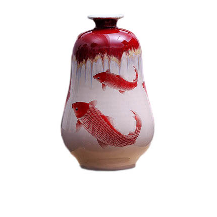 Compatible porcelain for Jahrriesnge kiln change cracked glaze pomegranate flower vase cna0437 Compatible porcelain Jahrriesnge for kiln change cracked glaze pomegranate flower vase cna0437
