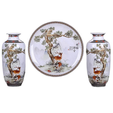 Compatible porcelain for Jahrriesnge vase set three pieces cna0567 Compatible porcelain Jahrriesnge for vase set three pieces cna0567