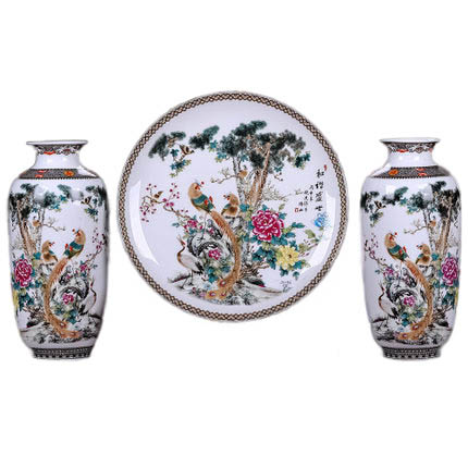Compatible porcelain for Jahrriesnge vase set three pieces cna0569 Compatible porcelain Jahrriesnge for vase set three pieces cna0569