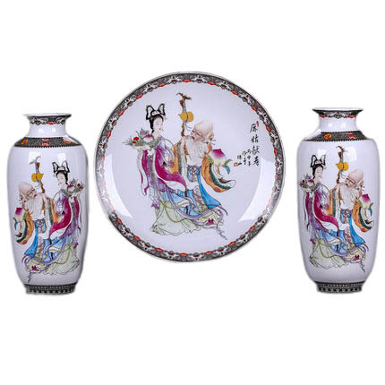 Compatible porcelain for Jahrriesnge vase set three pieces cna0573 Compatible porcelain Jahrriesnge for vase set three pieces cna0573