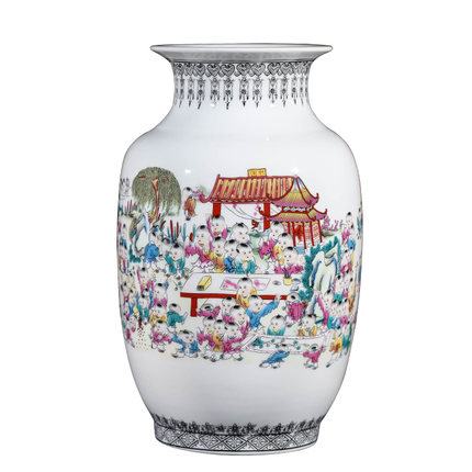 Compatible porcelain for Jahrriesnge pastel one hundred children figure vase cna0782 Compatible porcelain Jahrriesnge for pastel one hundred children figure vase cna0782