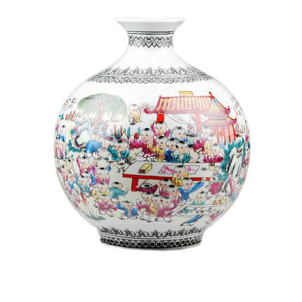 Compatible porcelain for Jahrriesnge pastel one hundred children figure vase cna0784 Compatible porcelain Jahrriesnge for pastel one hundred children figure vase cna0784