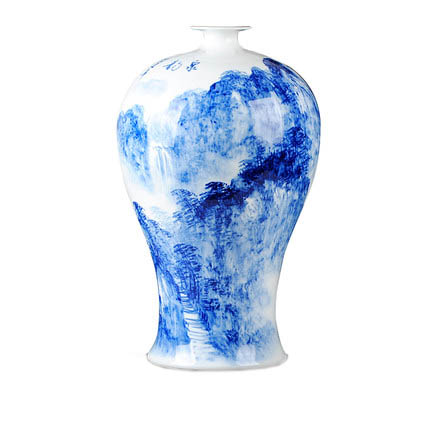 Compatible porcelain for Jahrriesnge landscape painting vase cna1001 Compatible porcelain Jahrriesnge for landscape painting vase cna1001