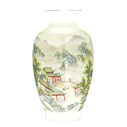 Compatible porcelain for Jahrriesnge colorful landscape vase cna1002 Compatible porcelain Jahrriesnge for colorful landscape vase cna1002