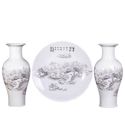 Compatible porcelain for Jahrriesnge vase set 3pcs cna1056 Compatible porcelain Jahrriesnge for vase set 3pcs cna1056
