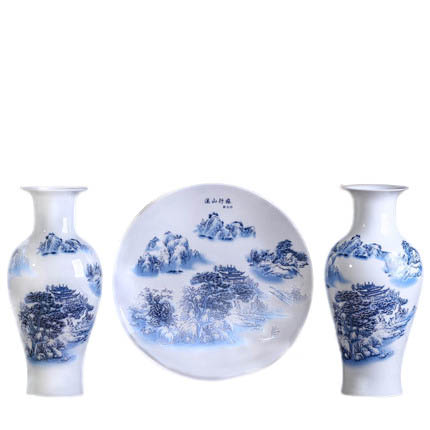 Compatible porcelain for Jahrriesnge vase set 3pcs cna1061 Compatible porcelain Jahrriesnge for vase set 3pcs cna1061