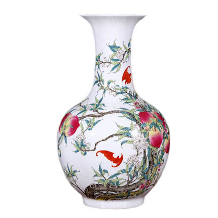 Compatible porcelain for Jahrriesnge nine peach illustration vase cna1128 Compatible porcelain Jahrriesnge for nine peach illustration vase cna1128