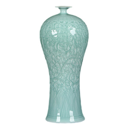 Compatible porcelain for Jahrriesnge carving shadow blue glaze vase cna1305 Compatible porcelain Jahrriesnge for carving shadow blue glaze vase cna1305