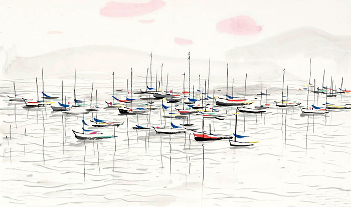 Compatible Landscape for JAHRRIESNGE boats lpf09126 Compatible Landscape JAHRRIESNGE for boats lpf09126