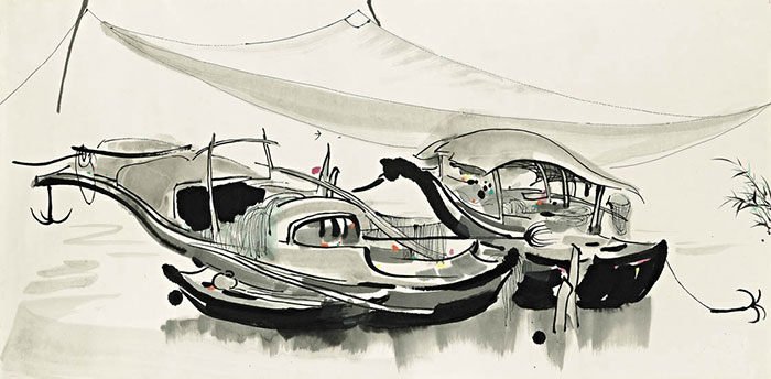 Compatible Landscape for JAHRRIESNGE boats lpf09141 Compatible Landscape JAHRRIESNGE for boats lpf09141