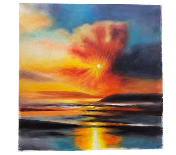 Compatible Oil Painting for JAHRRIESNGE sunset-lpg0047 Compatible Oil Painting JAHRRIESNGE for sunset-lpg0047