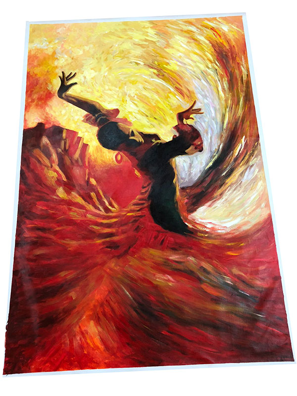 Compatible Oil Painting for JAHRRIESNGE dancer-lpg0099 Compatible Oil Painting JAHRRIESNGE for dancer-lpg0099