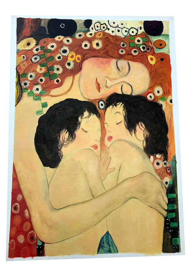 Compatible Oil Painting for JAHRRIESNGE family-lpg0109 Compatible Oil Painting JAHRRIESNGE for family-lpg0109