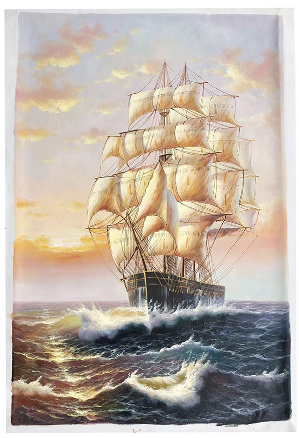Compatible Oil Painting JAHRRIESNGE  for ship-lpg0172 