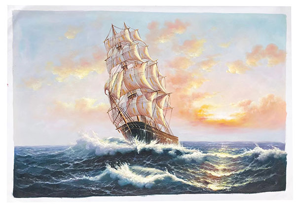 Compatible Oil Painting for Jahrriesnge sailboat-lpg0259 Compatible Oil Painting Jahrriesnge for sailboat-lpg0259