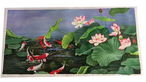 Compatible Oil Painting for JAHRRIESNGE lotus-lpg0376 Compatible Oil Painting JAHRRIESNGE for lotus-lpg0376