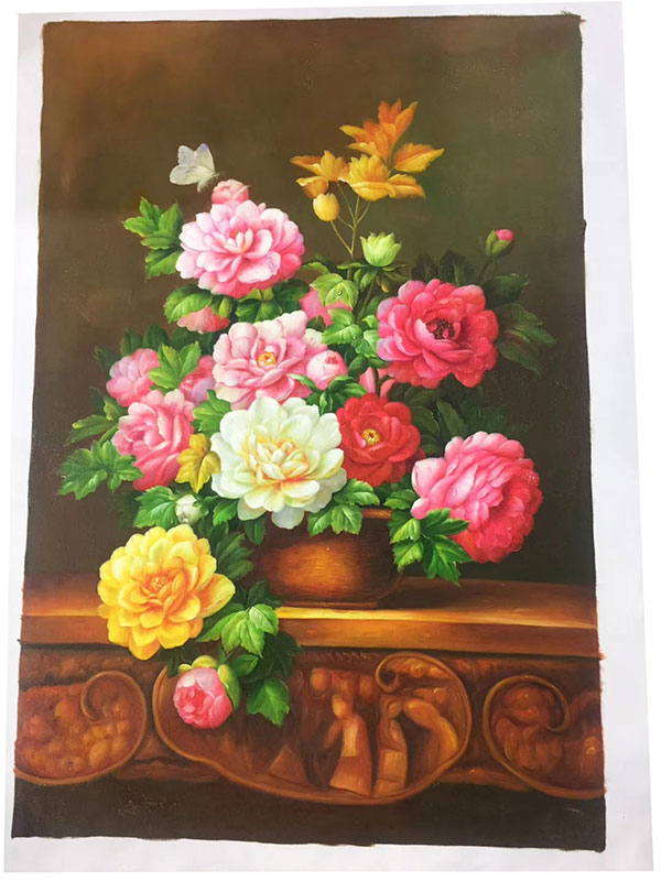 Compatible Oil Painting for JAHRRIESNGE flower-lpg0378 Compatible Oil Painting JAHRRIESNGE for flower-lpg0378