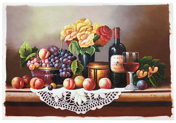 Compatible Oil Painting for Jahrriesnge fruit-wine-lpg0391 Compatible Oil Painting Jahrriesnge for fruit-wine-lpg0391