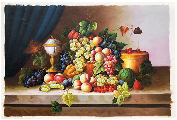 Compatible Oil Painting for JAHRRIESNGE fruit-lpg409 Compatible Oil Painting JAHRRIESNGE for fruit-lpg409