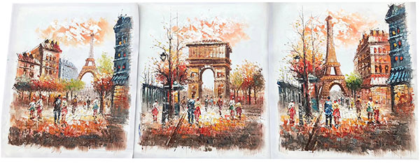 Compatible Landscape for JAHRRIESNGE Arc-de-Triomphe-and-Eiffel-Tower-lpg0787 Compatible Landscape JAHRRIESNGE for Arc-de-Triomphe-and-Eiffel-Tower-lpg0787