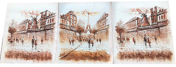 Compatible Landscape for JAHRRIESNGE Arc-de-Triomphe-and-Eiffel-Tower-lpg0789 Compatible Landscape JAHRRIESNGE for Arc-de-Triomphe-and-Eiffel-Tower-lpg0789