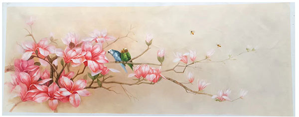 Compatible Floral for JAHRRIESNGE birds-sing-lpg1182 Compatible Floral JAHRRIESNGE for birds-sing-lpg1182