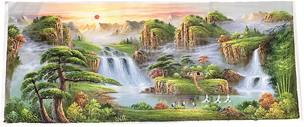 Compatible Landscape JAHRRIESNGE  for waterfall-lpg1196 