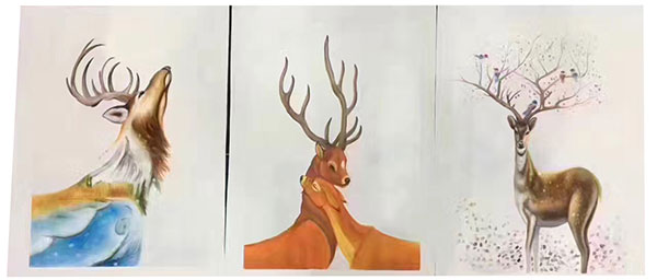 Compatible Animals Jahrriesnge  for mixed-deers-lpg1332 