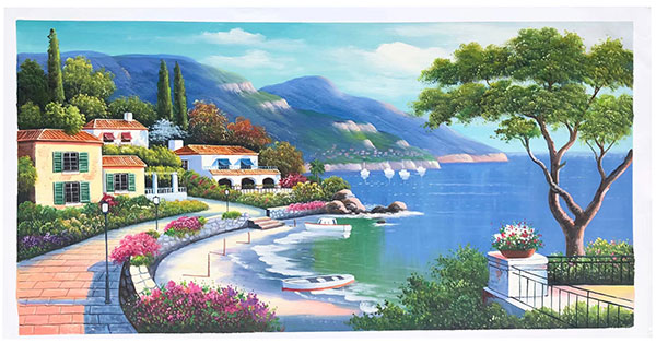 Compatible Landscape Jahrriesnge  for houses-sea-lpg1371 