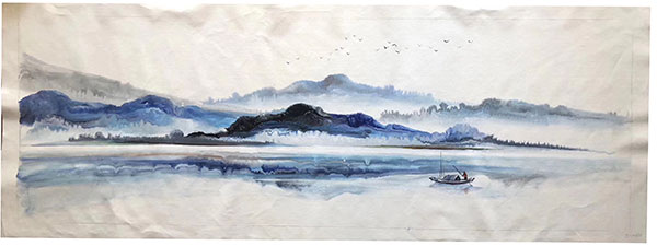 Compatible Landscape for JAHRRIESNGE montains-and-boat-lpg1462 Compatible Landscape JAHRRIESNGE for montains-and-boat-lpg1462