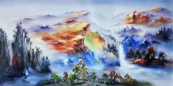 Compatible Landscape for JAHRRIESNGE montain-waterfall-lpg1589 Compatible Landscape JAHRRIESNGE for montain-waterfall-lpg1589