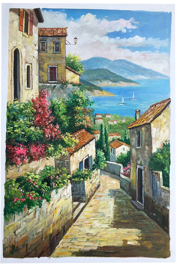 Compatible Landscape Jahrriesnge  for city-by-the-sea-lpg1833 