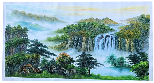 Compatible Landscape for JAHRRIESNGE waterfall-lpg1837 Compatible Landscape JAHRRIESNGE for waterfall-lpg1837