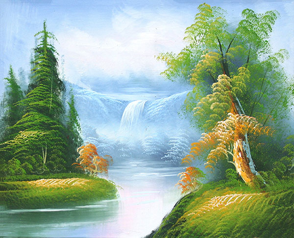 Compatible Landscape for JAHRRIESNGE waterfall lpg2396 Compatible Landscape JAHRRIESNGE for waterfall lpg2396